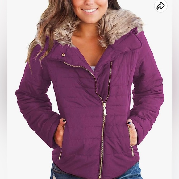 Women’s Winter Quilted Jacket - Picture 1 of 6